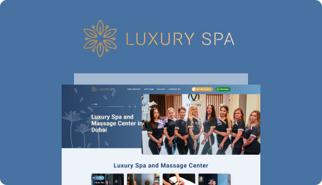 Продвижение и разработка сайта luxuryspa.ae в Дубае